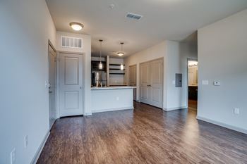 Wood-style plank flooring